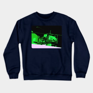 Apache Helicopter Crewneck Sweatshirt